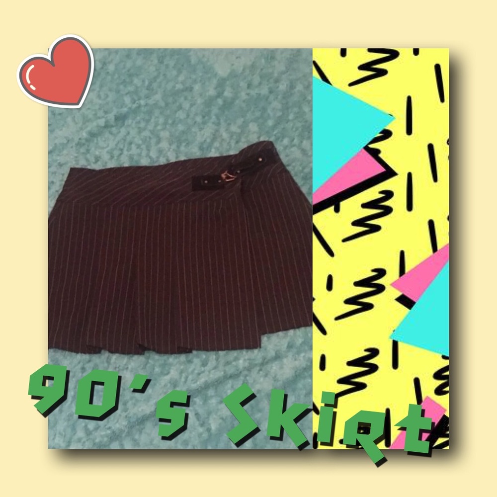 Exact Change 90’s Vintage Mini Wrap Skirt
